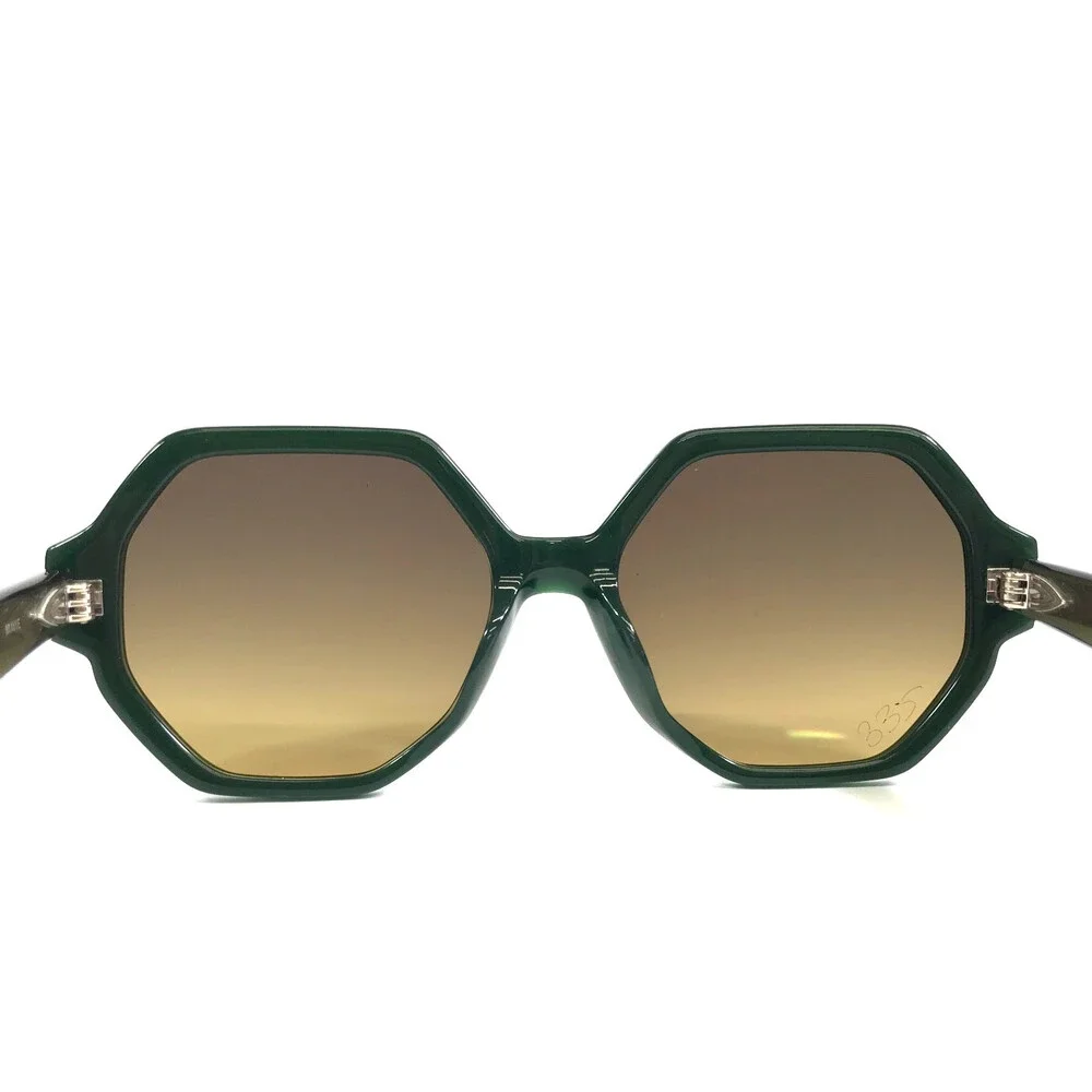 Gigi Studios Sunglasses MAVIE GS1055/30 Green Beige Frames Gradient Brown Lenses